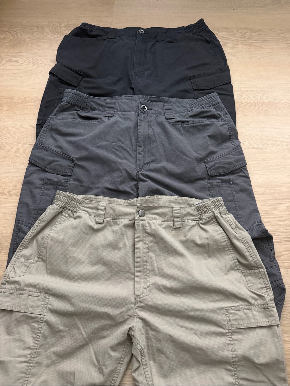 Lot Of 3 Free Soldier Tactical Pants Size 40 Beige Black Gray